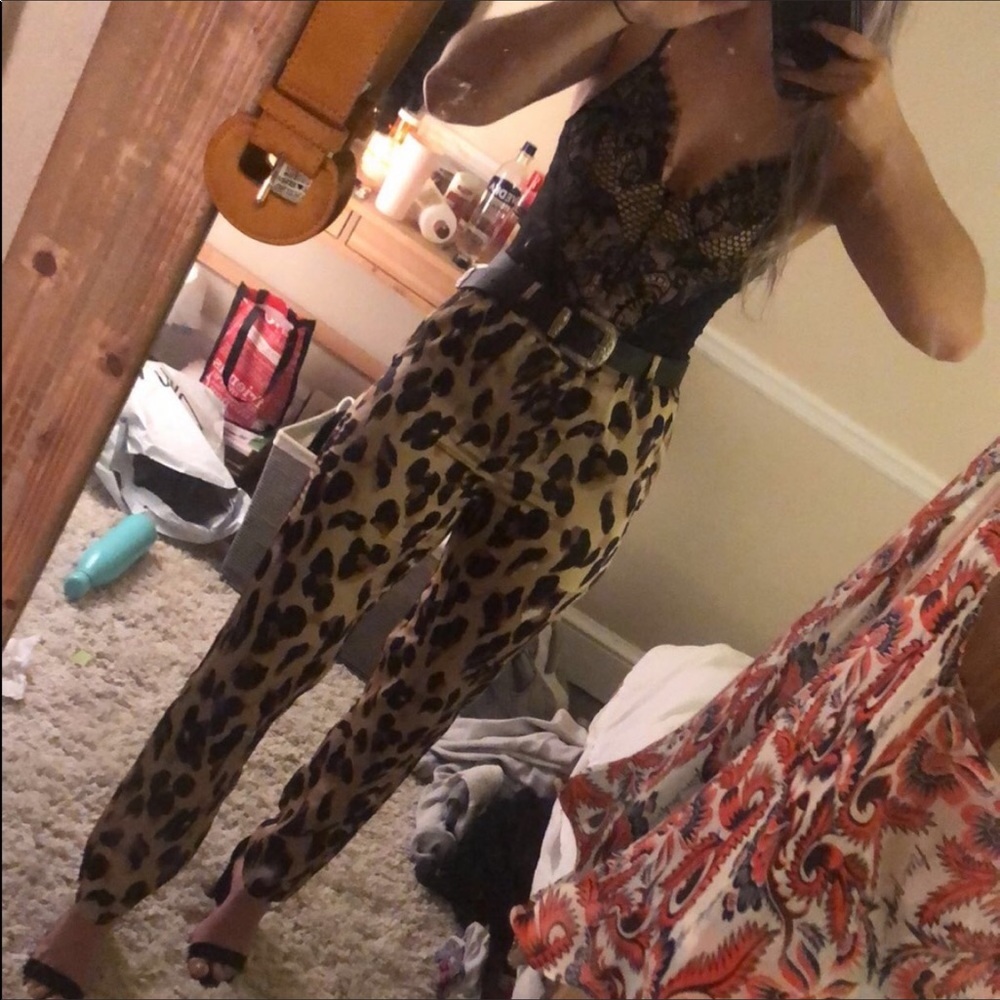 Cheetah pants